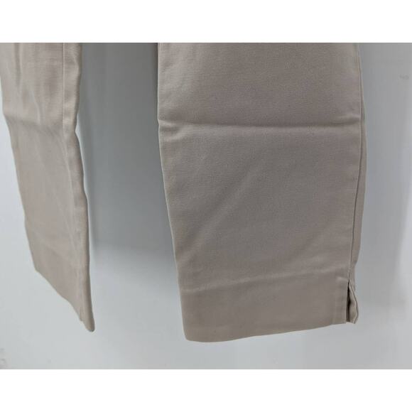 Chico's Women's Khaki Pants Size 0 Cotton Elastane Straight Leg Tan - Picture 2 of 11
